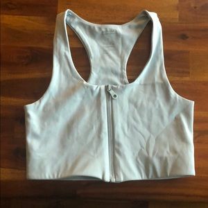 Girlfriend Collective - Sky Zip-Front Bra